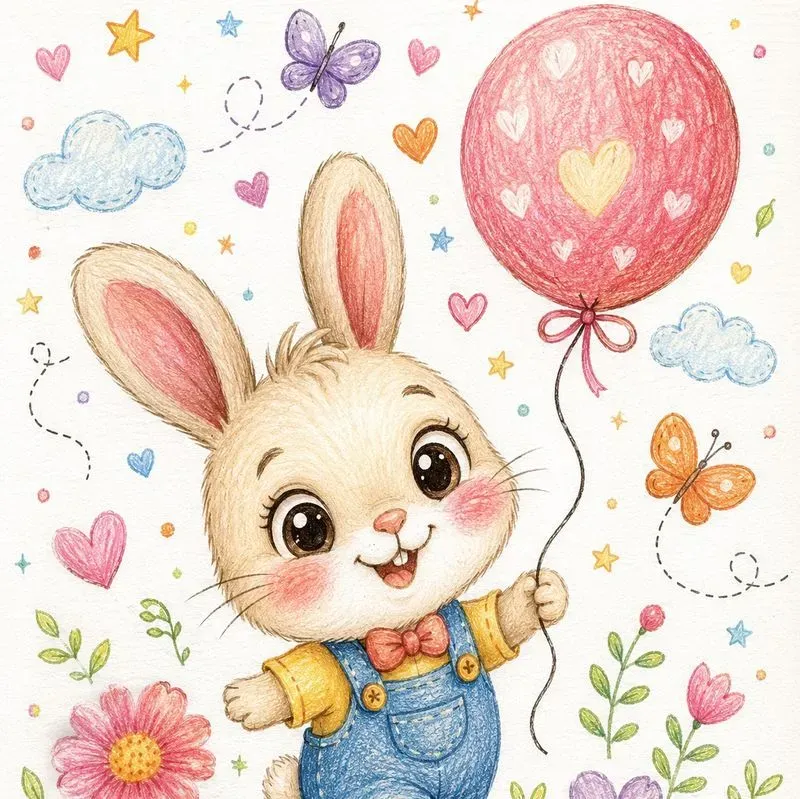 Cute Storybook Animal Art