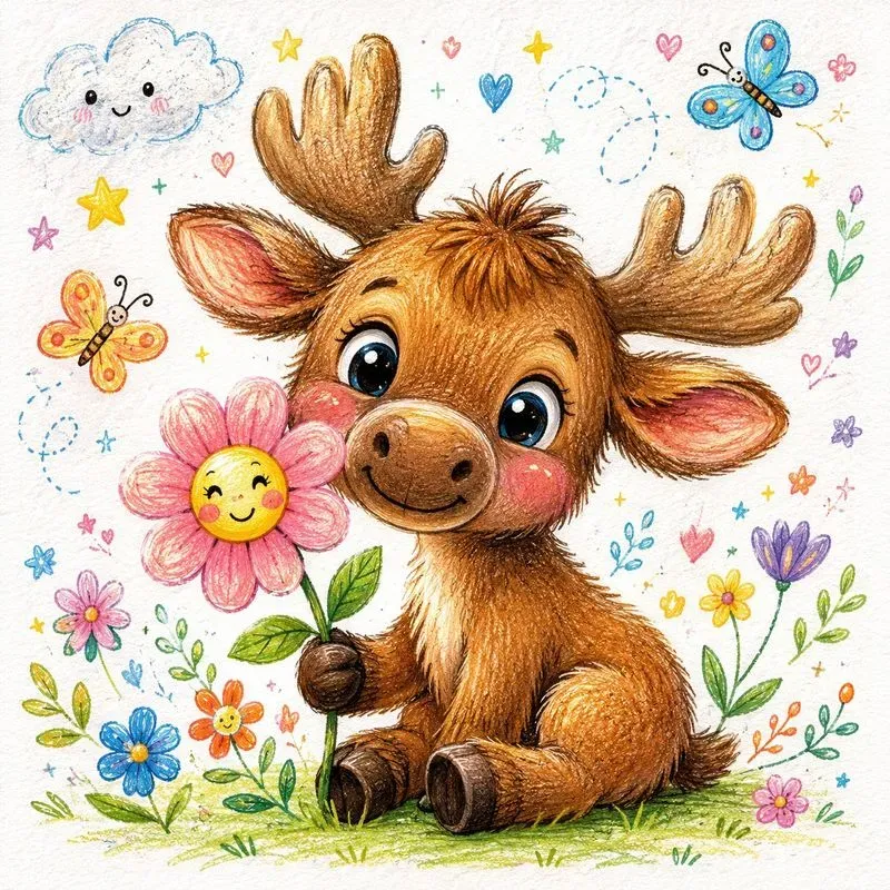 Cute Storybook Animal Art