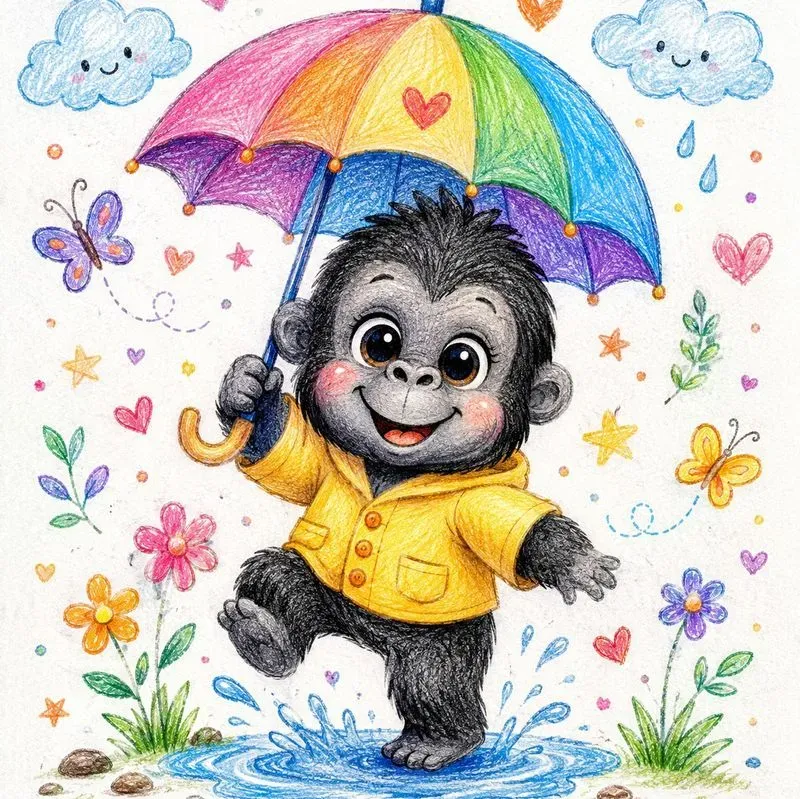 Cute Storybook Animal Art