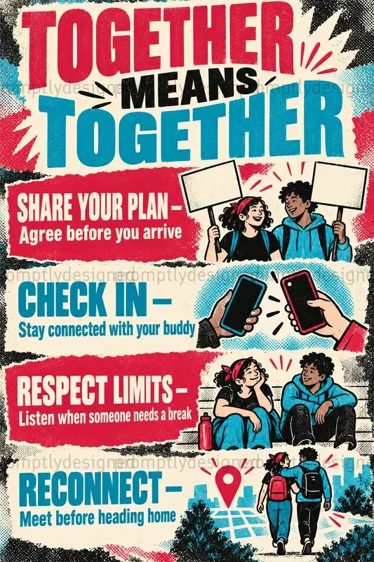 Protest Info Zine Posters