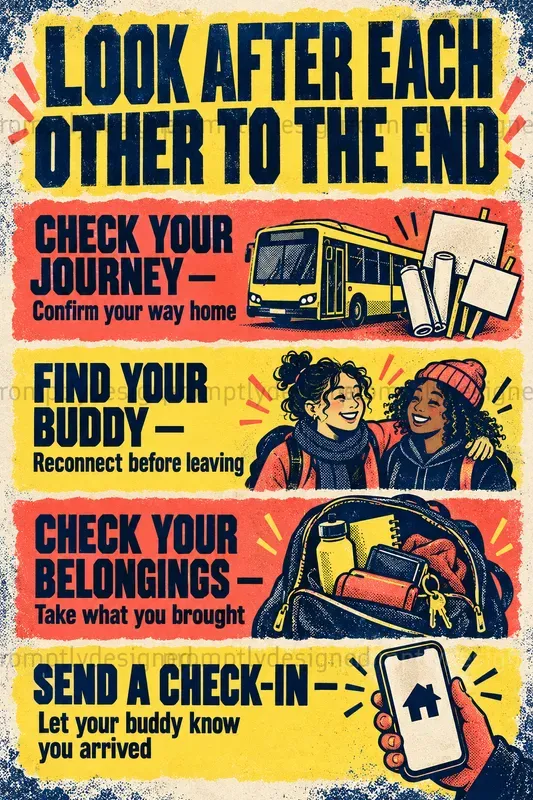 Protest Info Zine Posters
