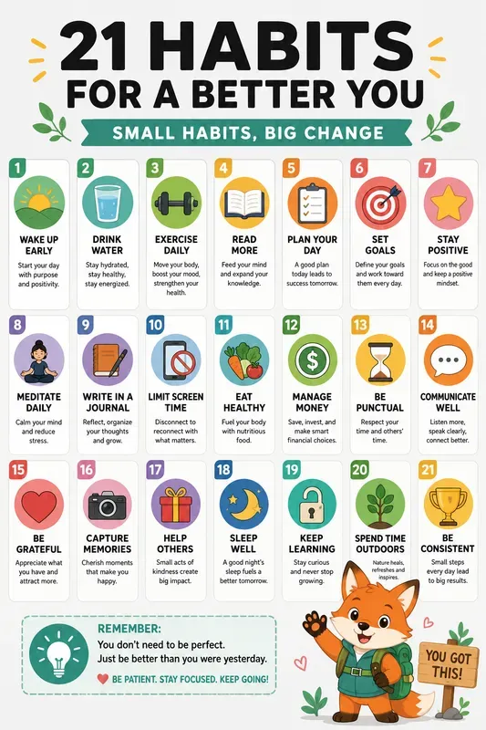 Motivation Infographic Animals