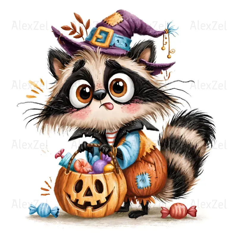 Cute Halloween Animals And Characters
