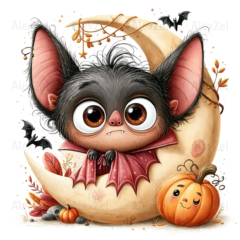 Cute Halloween Animals And Characters