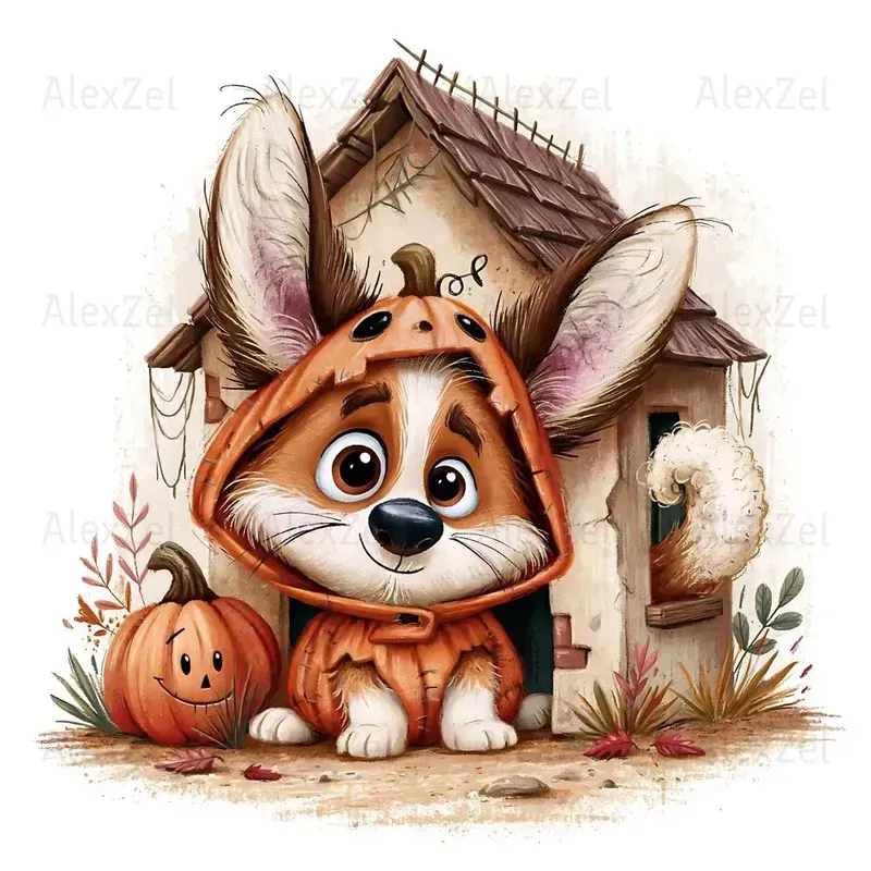 Cute Halloween Animals And Characters