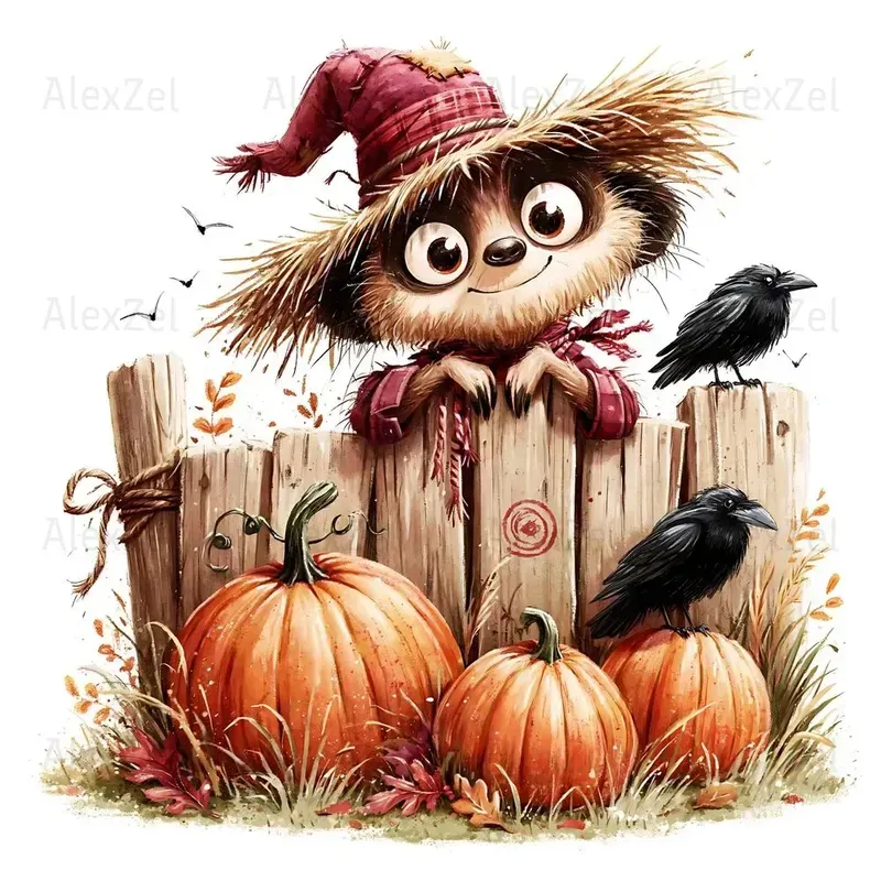 Cute Halloween Animals And Characters