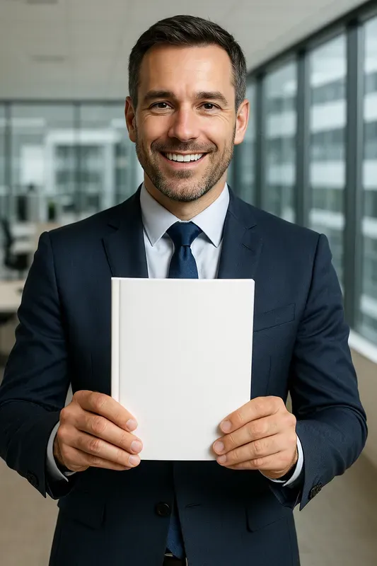 Professional Book Presentation Mockups