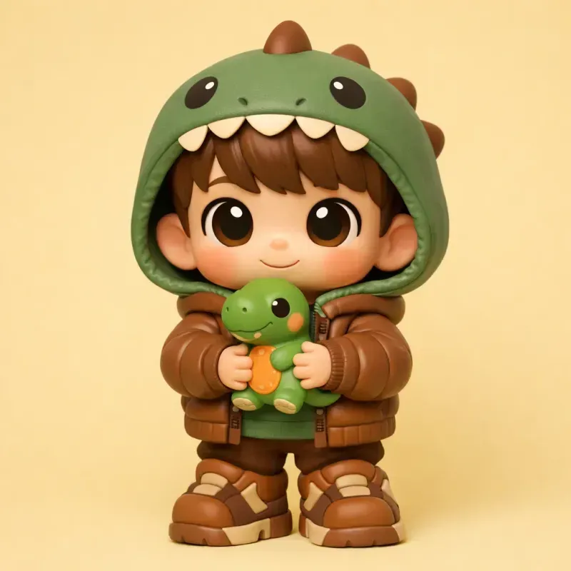 Cute 3D Chibi Characters