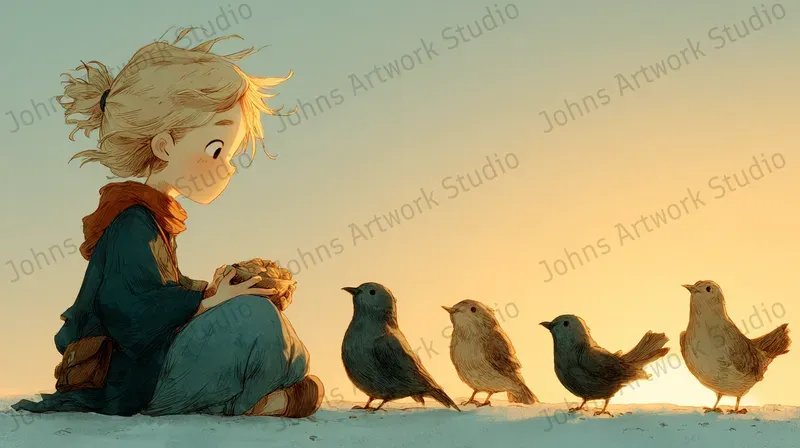 Poetic Childrens Storybook Illustrations