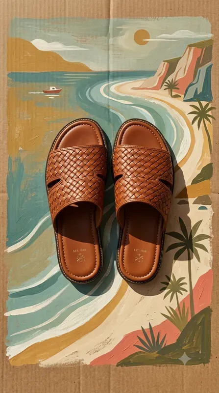 Retro Midcentury Ocean Product Layouts