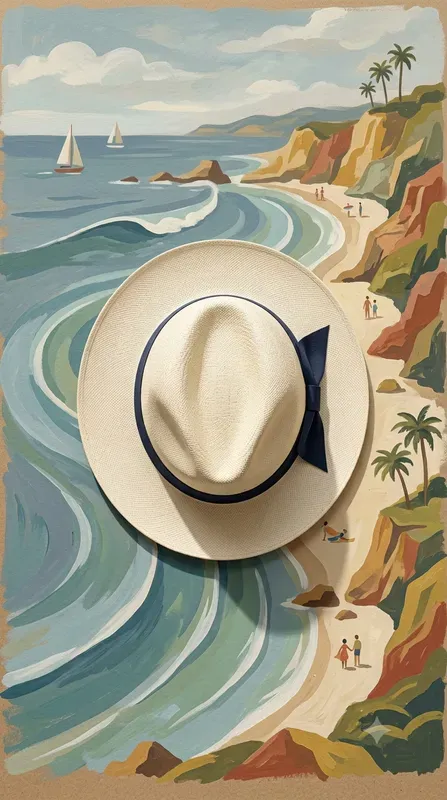 Retro Midcentury Ocean Product Layouts
