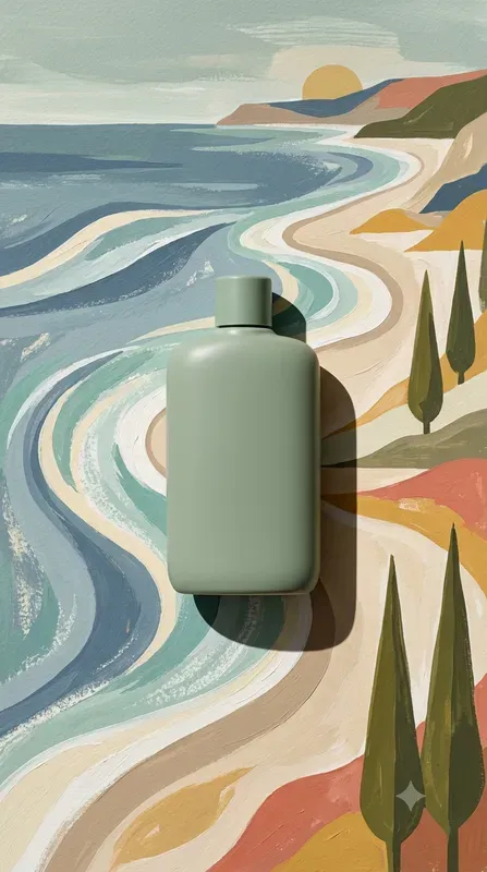 Retro Midcentury Ocean Product Layouts