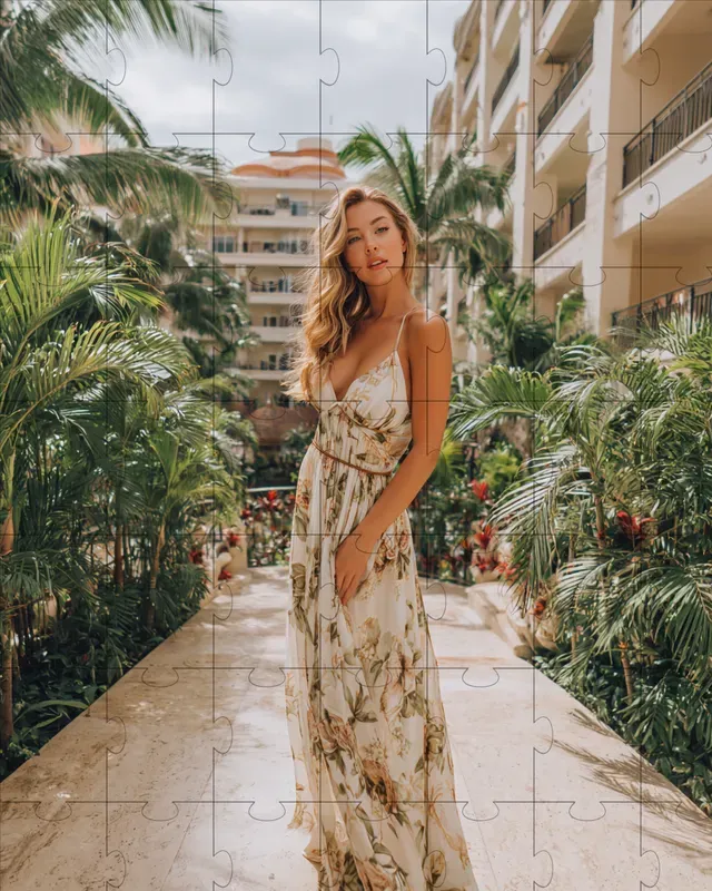 Attractive Travel Influencer Photos