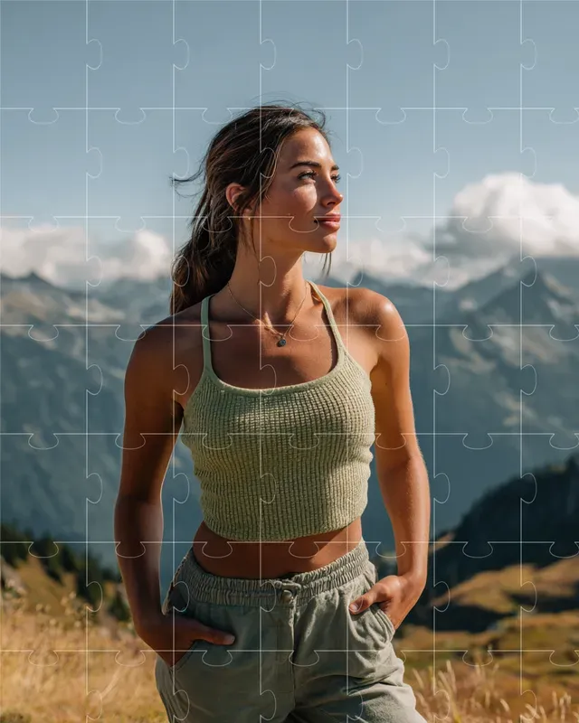 Attractive Travel Influencer Photos