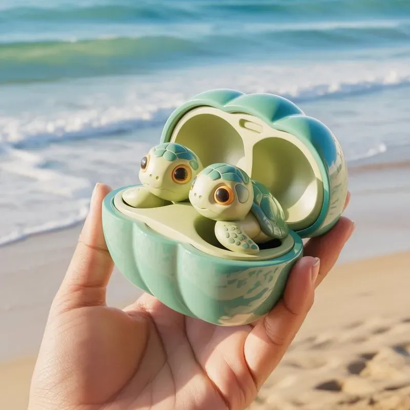 Whimsical Ocean Earbuds Fantasies