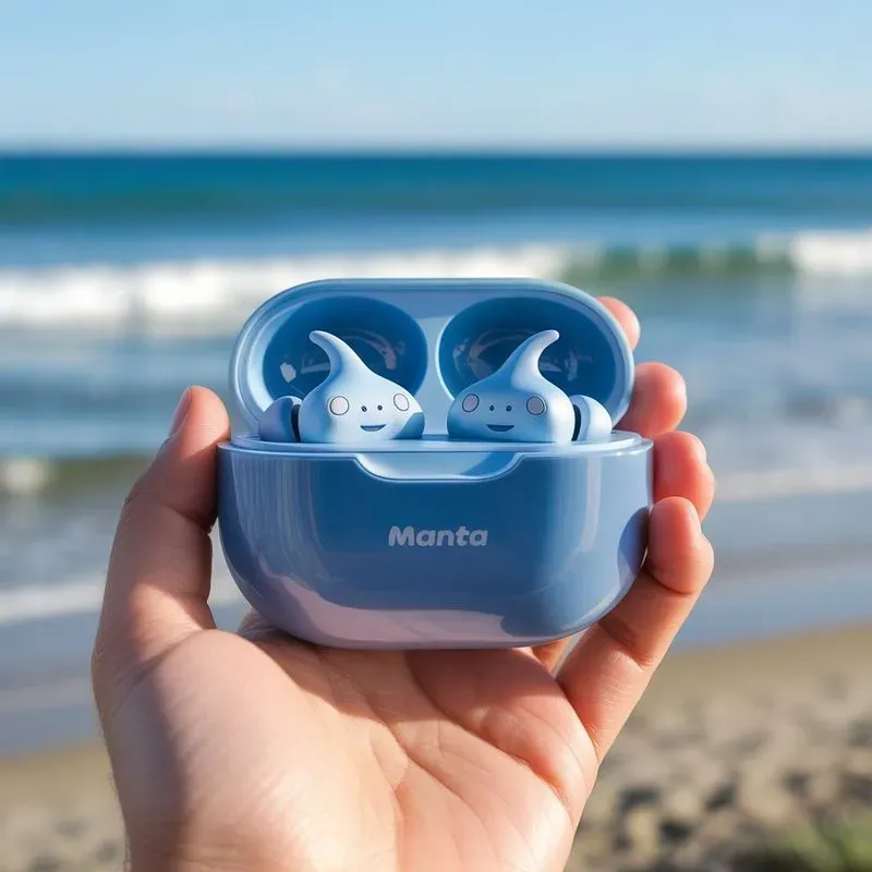 Whimsical Ocean Earbuds Fantasies