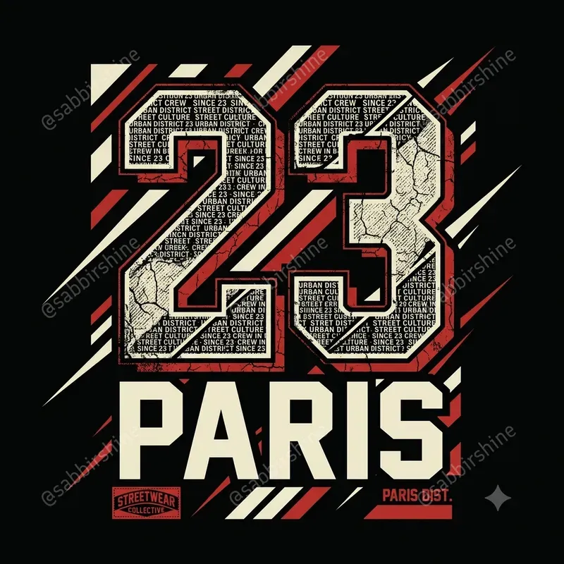 Urban Number Streetwear Generator