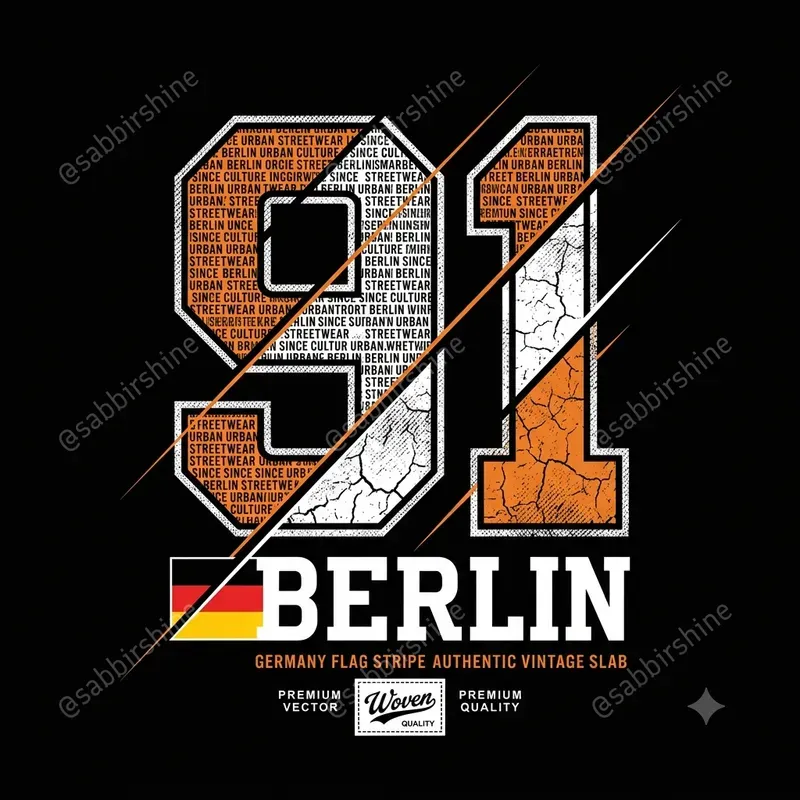 Urban Number Streetwear Generator