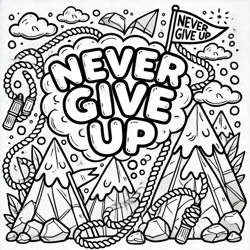 Positive Affirmations Coloring Pages