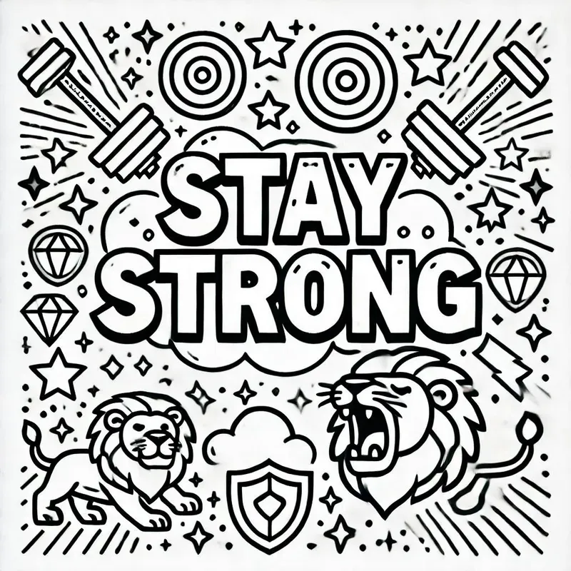 Positive Affirmations Coloring Pages