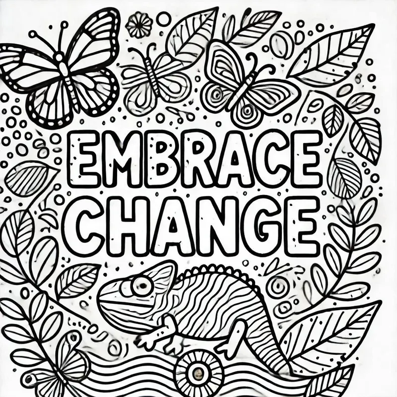 Positive Affirmations Coloring Pages