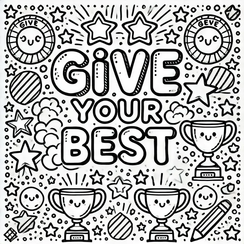 Positive Affirmations Coloring Pages