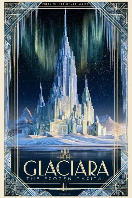 Fantasy Travel Poster Art Generator