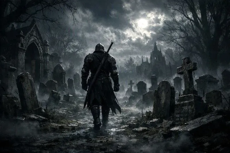 Dark Fantasy Knight Epic Scenes Collections