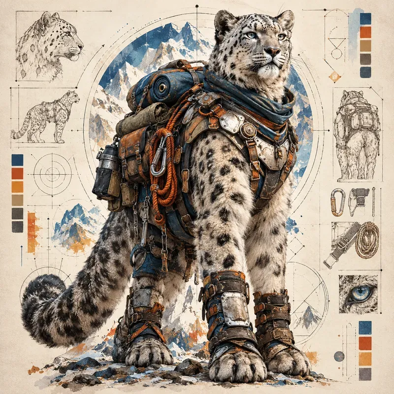 Concept Art Blueprint Portraits