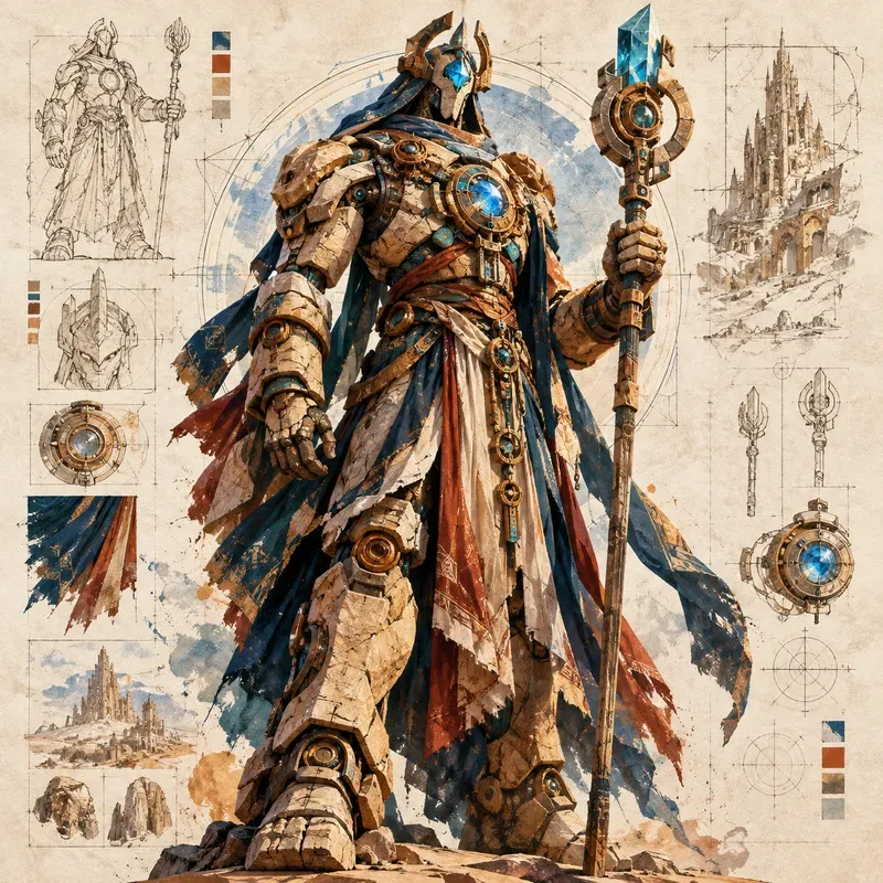 Concept Art Blueprint Portraits