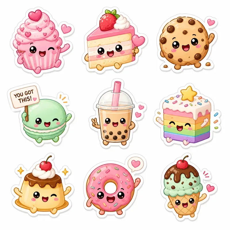 Etsy Kawaii Sticker Pack Generator
