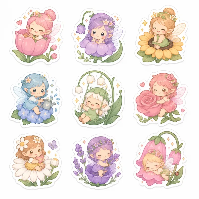 Etsy Kawaii Sticker Pack Generator