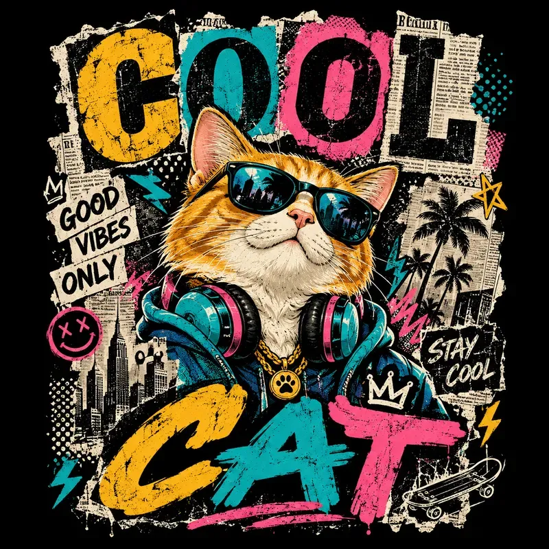 Retro Pop Art Animal Tshirt Designs