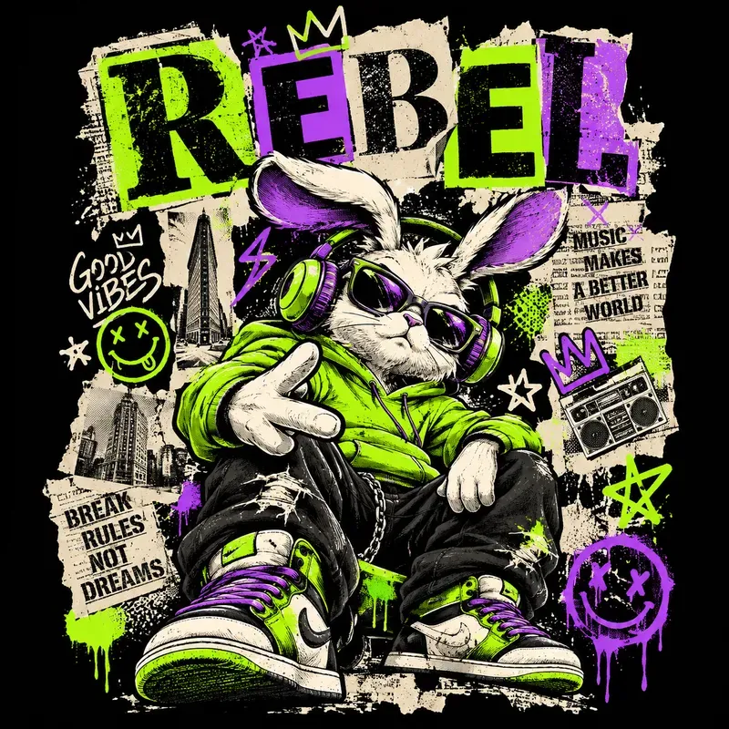 Retro Pop Art Animal Tshirt Designs