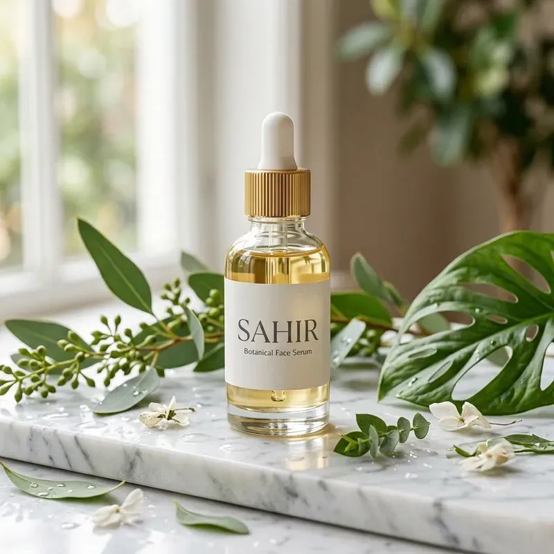 Luxury Skincare Serum Product Photography