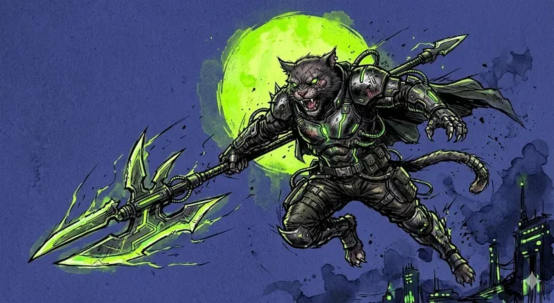 Animals Armed With Swords And Epic Poses