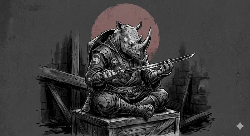 Animals Armed With Swords And Epic Poses