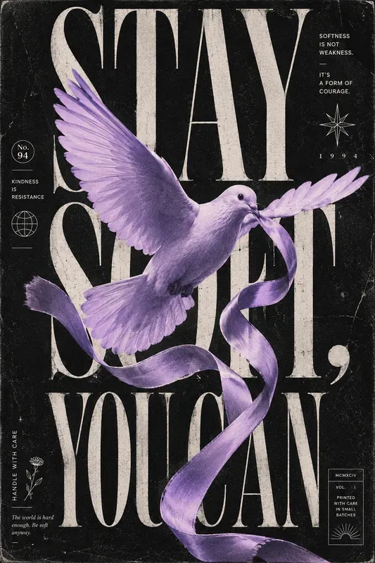 Poetic Editorial Duotone Posters