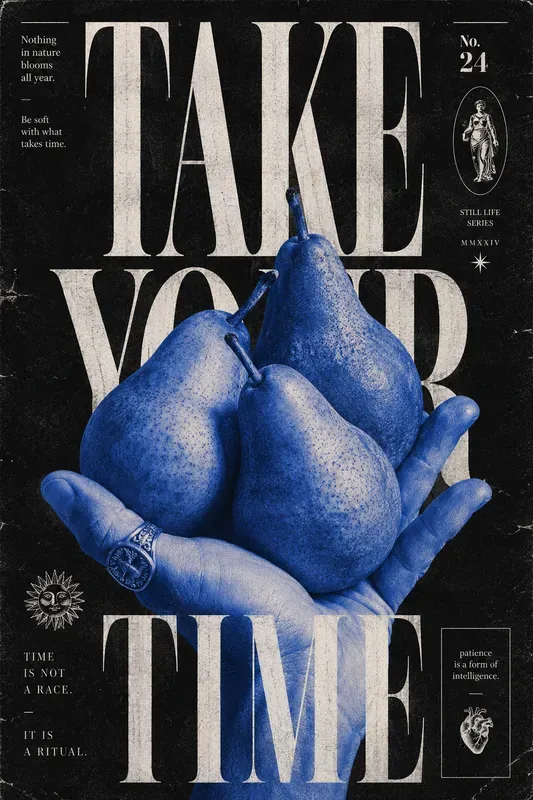 Poetic Editorial Duotone Posters