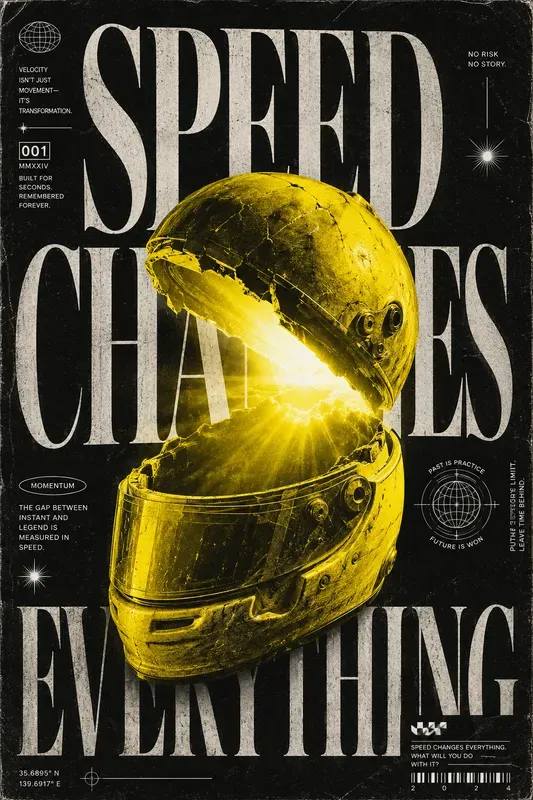 Poetic Editorial Duotone Posters