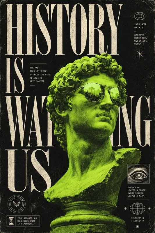 Poetic Editorial Duotone Posters