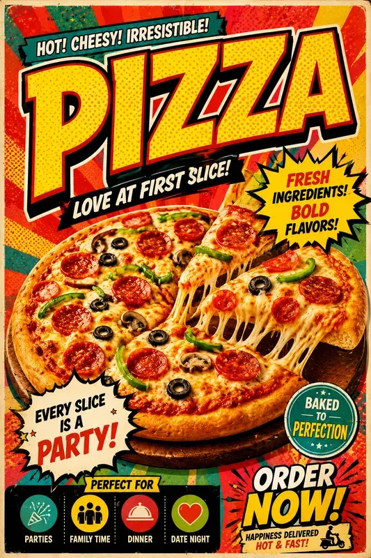 Viral Food Poster Creator Pros