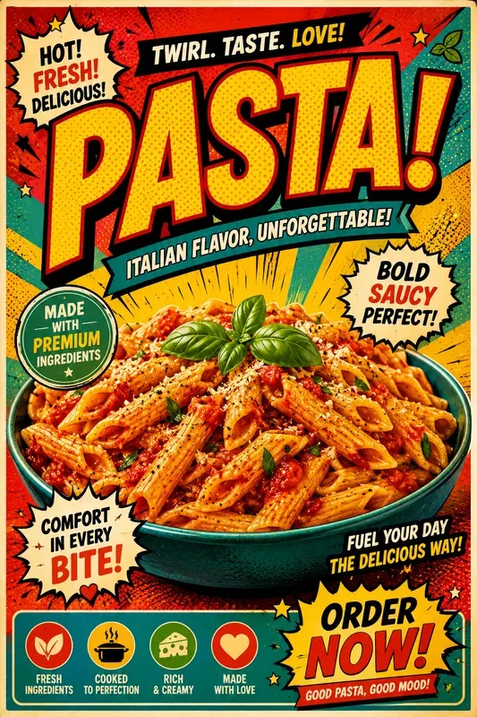 Viral Food Poster Creator Pros