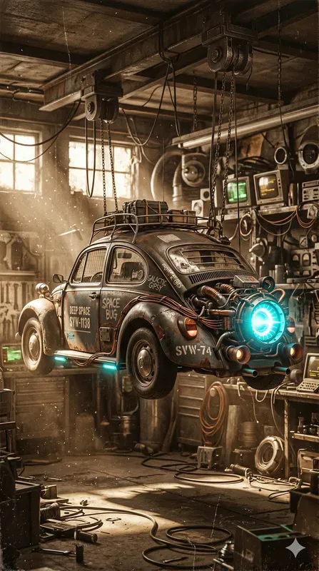 Retrofuturistic Garage Relics