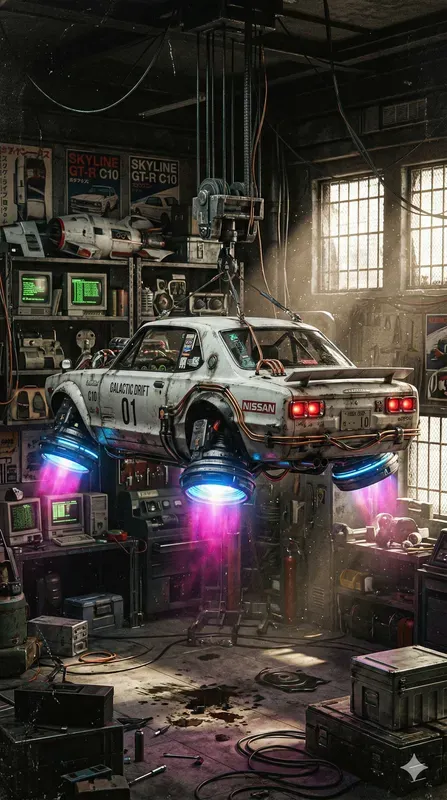 Retrofuturistic Garage Relics