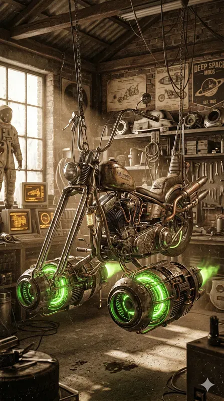 Retrofuturistic Garage Relics