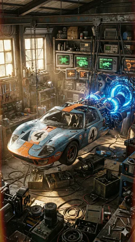 Retrofuturistic Garage Relics