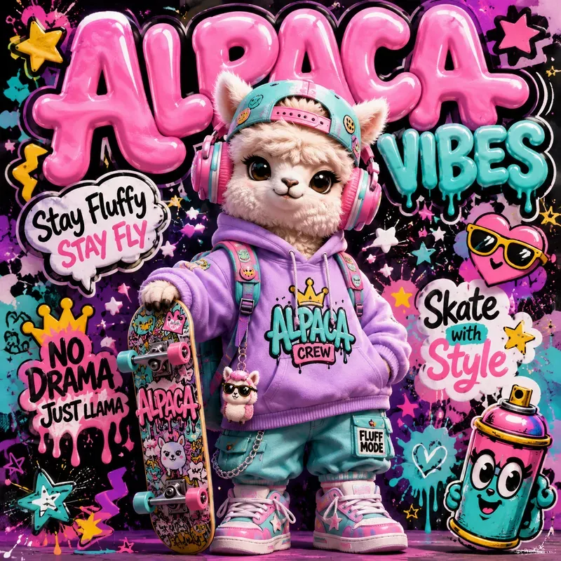 Kawaii Attitude Character Posters