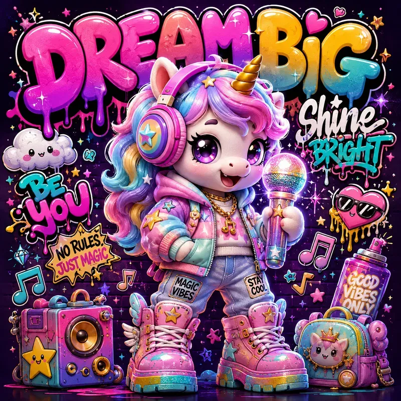 Kawaii Attitude Character Posters