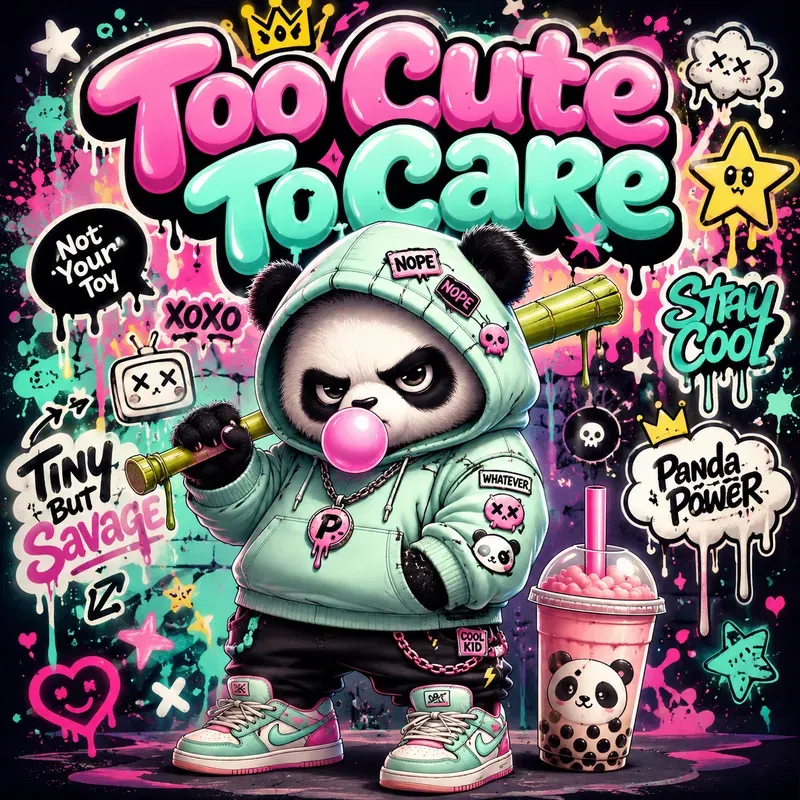 Kawaii Attitude Character Posters